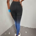 thumbnail image 6 of XFLWAM Women's High Waisted Leggings Tummy Control Workout Gym Sport Yoga Pants with Pockets Blue M, 6 of 6