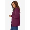 thumbnail image 3 of Woman Within Plus Size Perfect Long-Sleeve Cardigan Sweater, 3 of 6