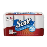 Scott Paper Towels, Choose-A-Sheet, 12 Mega Rolls