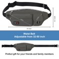 thumbnail image 3 of Bandolera grande Maxtop de Fanny Pack para hombre y mujer, para correr, 3 of 6