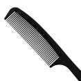 thumbnail image 4 of Peine negro para peluquería y recorte Peine fino de plástico Peine para peluquería Peine para corte de pelo, 4 of 5