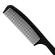 thumbnail image 2 of Peine negro para peluquería y recorte Peine fino de plástico Peine para peluquería Peine para corte de pelo, 2 of 5