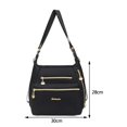 thumbnail image 2 of Bolsa De Hombro Bolso de hombro multiusos Casual Lady Shopping Bag impermeable para el trabajo (negro) Ehuebsd Para Estrenar, 2 of 8