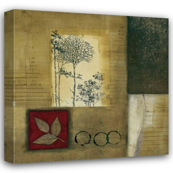 Norm Olson 26x26 Gallery Wrapped Canvas Wall Art Titled - Autumn Trail II