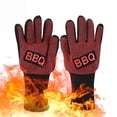 thumbnail image 4 of Bgsha 1Pair High-Temperature Resistant BBQ Gloves: Heatproof Silicone for Safe Cooking, 4 of 8