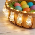 thumbnail image 6 of Lights, Yrmaups LED Light String With Rabbit Shape, Battery Operated Fairy Lights For Indoor, Warm White String Lights For Wedding, Festival Decoration Lights For Bedroom And Party, 6 of 9