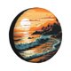 thumbnail image 1 of Balery Serene Ocean Sunset Cubiertas para Neumáticos - Protector Resistente para Neumáticos de Camioneta, SUV, Remolque, Camper y RV-17 inch, 1 of 6