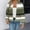 Green, variant on Hueook Spring Jackets Lightweight Women's Floral Print Tailored Blazer with Notch Lapel and Flap Pockets Blue 2X
