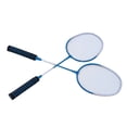 thumbnail image 1 of Professional Badminton Racket Set, 1 Pair Iron Alloy Badminton Racquet with 3 Shuttlecocks and Carrying Bag, 1 of 7