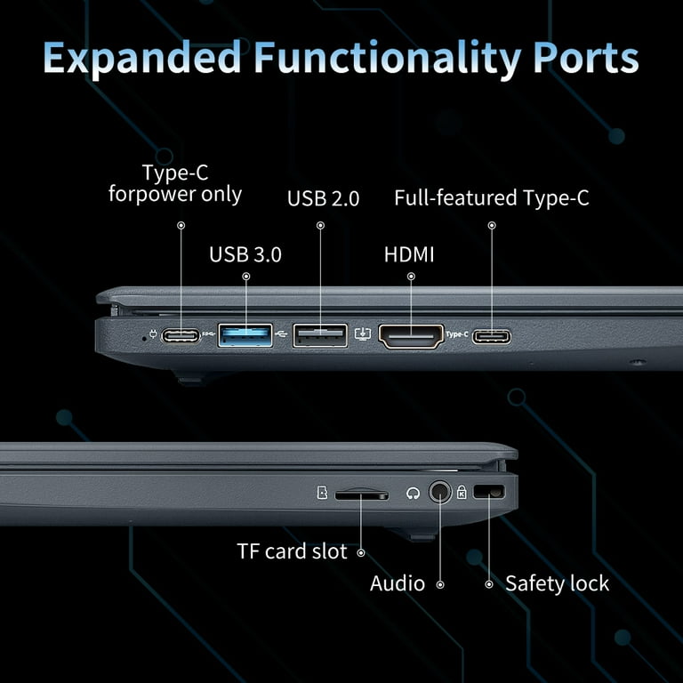 Ningmei 15.6 inch Windows Laptop Intel N5095 16GB RAM 512GB