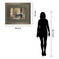 thumbnail image 1 of Classy Art Rue à Sens Unique par Silvia Vassileva Mur d'Impression Encadré Art Gris, 1 of 1