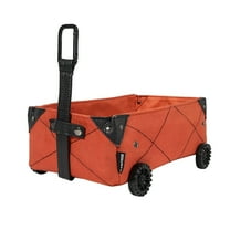 MELIVO Large Capacity Folding Shopping Cart,Multi-Functional Collapsible Cart,Grocery Cart on Wheels Foldable with Storage Crate,Platform Hand Truck