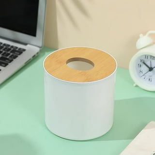 12 PcsCar Tissues Boxes Marble PrintCar Tissues Cylinder Round Car