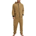 thumbnail image 4 of Innerwin Pyjama Imprimé Camouflage pour Hommes Combinaison de Détente à Manches Longues Chaude Jaune m, 4 of 6