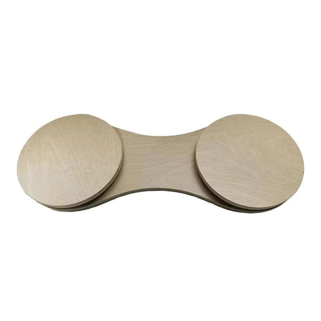 Tabla de equilibrio de tenis, ejercitador de balanceo, estable, compacta, antideslizante, herramienta de entrenamiento de madera para deportes