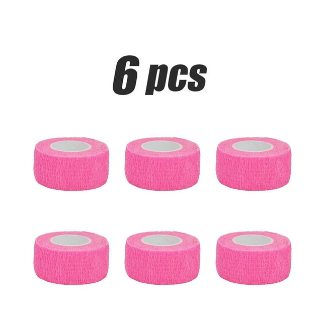 1/6/12PCS light pink Waterproof Therapy Self Adhesive Bandage Mcomcle Tape Finger Joints Wrap First Aid Kit Pet Elastic