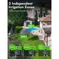 thumbnail image 6 of INSOMA 2-Zone Programmable Garden Hose Timer, Auto/Manual/Rain Delay Modes, 6 of 8