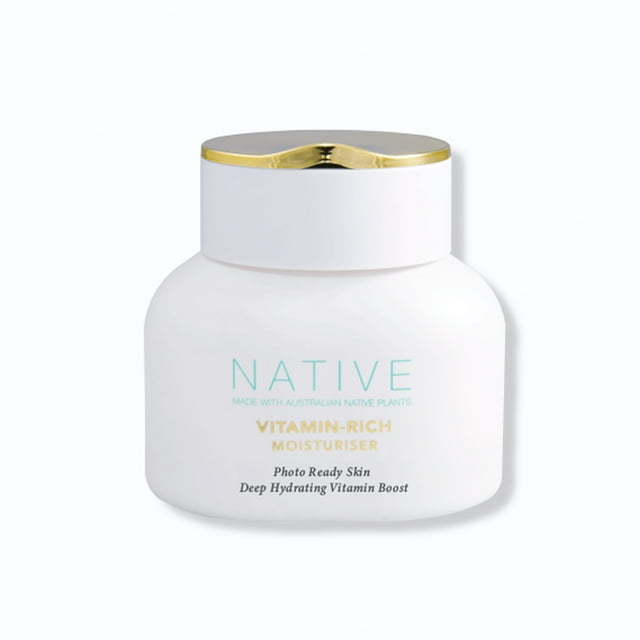 Klara Cosmetics Native Hydratant Riche en Vitamines, Hydratant pour le Visage, 50 ml