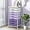 Purple, variant on Rolling Storage Cart with 8 Drawers and Wooden Tabletop, Utility Cart for Living Room, Classroom, Bedroom, Bathroom, Dorm, Office, Dark Brown