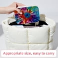 thumbnail image 6 of tie dye Velvet Travel Organizer with Removable Compartment - Portable Jewelry Necklace Organizer Box - Gift, 6 of 7