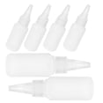 thumbnail image 2 of 6 botellas de plástico para apretar, pequeñas botellas de plástico, aplicador, mini botella vacía con tapa para pintura, manualidades, líquidos, loción, pegamento, 30 ml, 2 of 7