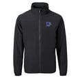 thumbnail image 2 of Men's Cutter & Buck  Black Memphis Tigers Big & Tall Charter Eco Knit Recycled Full-Zip Jacket, 2 of 3