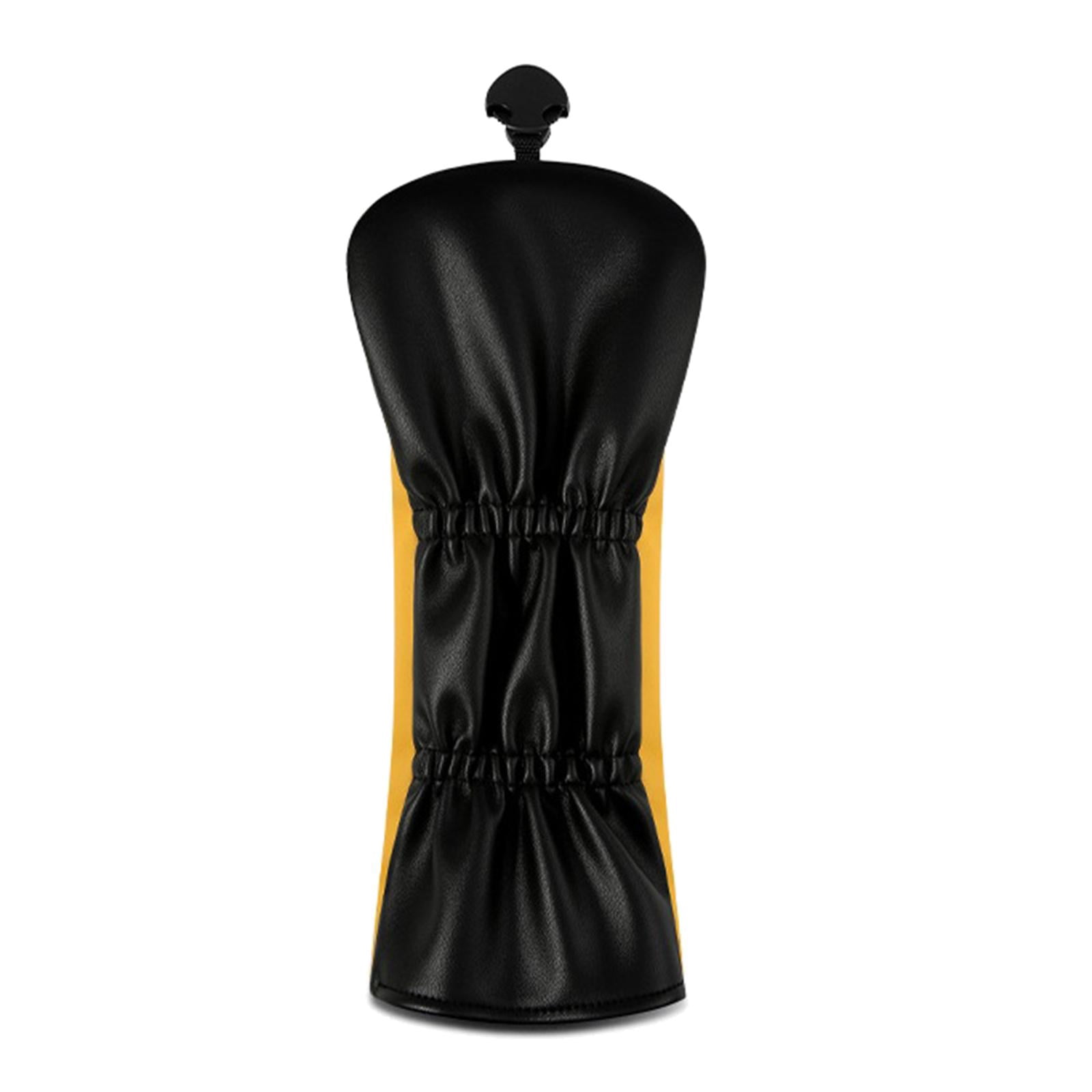 Axioma 2x Portable Golf Club Driver Headcover Fairway Wood Leather Head Covers Protector Sleeves