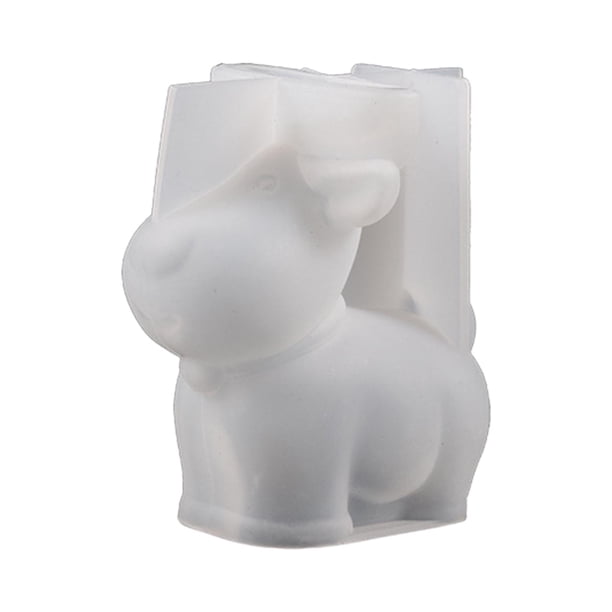 Modelo navideño de silicona, decoración de yeso para hacer jabón con velas, artesanías de arcilla hechas a mano, modelo de vela de resina para Navidad Estilo F