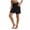 Black, variant on Yoga Shorts For Women Solid High Waisted Pull On Pocketed Yoga Class Utility Summer On The Go Comfort Smart Travel Wardrobe Addition Resort Ready