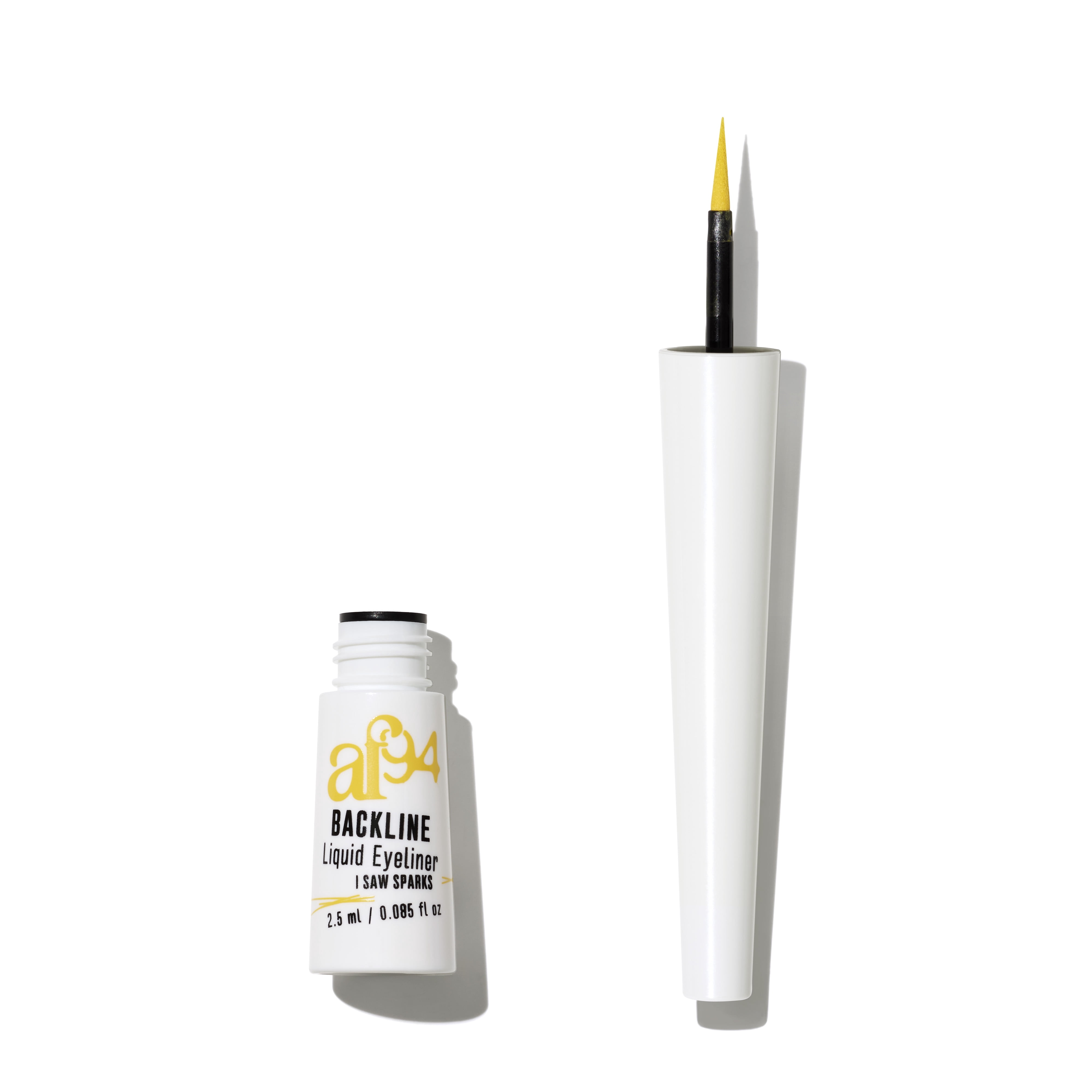 af94 Backline Liquid Eyeliner, I Saw Sparks, Yellow