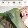 thumbnail image 3 of Shiartex Hummingbird Gifts for Women Men, Hummingbird Print Throw Blanket, Soft Cozy Flannel Blankets and Throws for Couch Bed Sofa Room Decor, Lightweight Warm Blanket for All Season 60x80in, 3 of 6