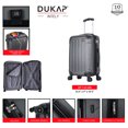 DUKAP Intely 20" Hardside Spinner Carryon with USB Port Luggage