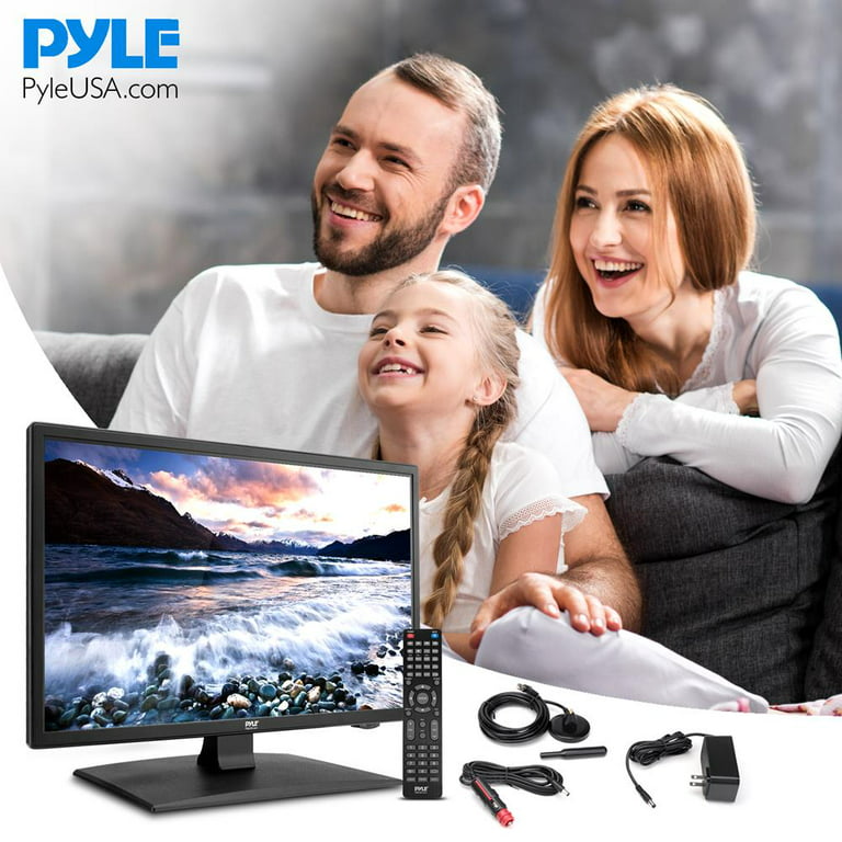  Pyle 18.5-Inch 1080p LED TV, Ultra HD TV, LED Hi Res  Widescreen Monitor with HDMI Cable RCA Input, LED TV Monitor, Audio  Streaming, Mac PC
