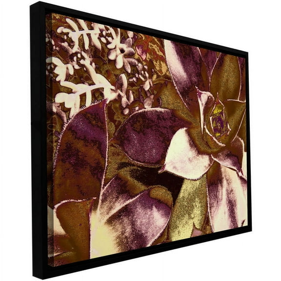 Dean Uhlinger "Succulent Study" Floater-Framed Gallery-Wrapped Canvas