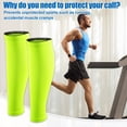 thumbnail image 2 of Unique Bargains 1 Pair Calf Compression Sleeve Leg Compression Socks Sore Muscles Polyester Green M Size, 2 of 7
