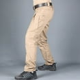 thumbnail image 5 of Men's Cargo Pants for Men - Spring and Autumn Loose Straight Leg Trousers with Multiple Pockets and Durable Utility Design, 5 of 5