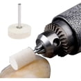 thumbnail image 3 of 200 Pcs Wool Polishing Wheel, Polishing Pad Polishing Wheel With Metal Shank For Dremel Accessories Rotary Tools-dwdz, 3 of 5
