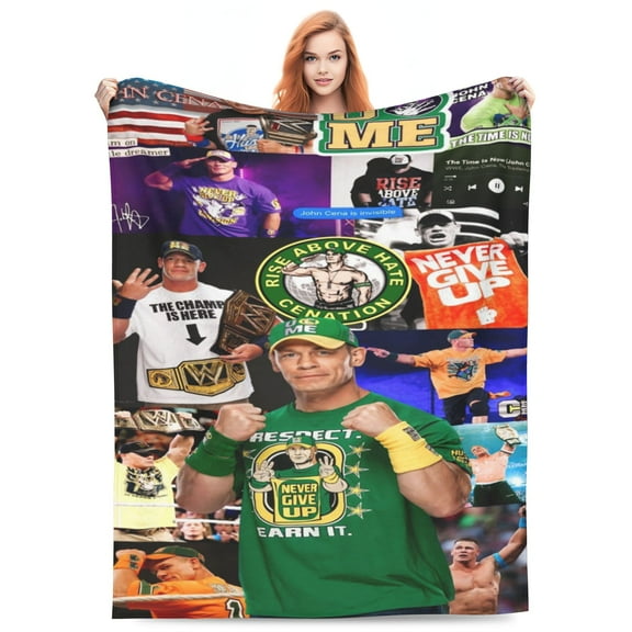 John Wre-Stler Cen-a Bed Blanket Lightweight Throw Blankets Flannel Blankets Soft Warm Blanket for Bedroom Sofa Kids Adult 40"x30"