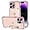 Elegant Pink, variant on Compatible with iPhone 14 Pro Case for Women Girls,Soft TPU Cute Love Heart Plating Bumper Wristband Holder Bling Phone Case Slim Anti-Scratch Shockproof Luxury Case Cover(Elegant Pink)