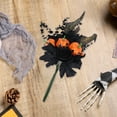 thumbnail image 6 of SLYNSHome Halloween Black Flower Bouquet,Fall Artificial Pumpkin Flowers Bunches for Home Weeding Halloween Party Decorations, 6 of 7