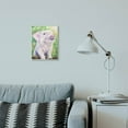 thumbnail image 3 of Stupell Industries Baby Pig Animal Green Watercolor Painting Wall Plaque Art by George Dyachenko, 3 of 3