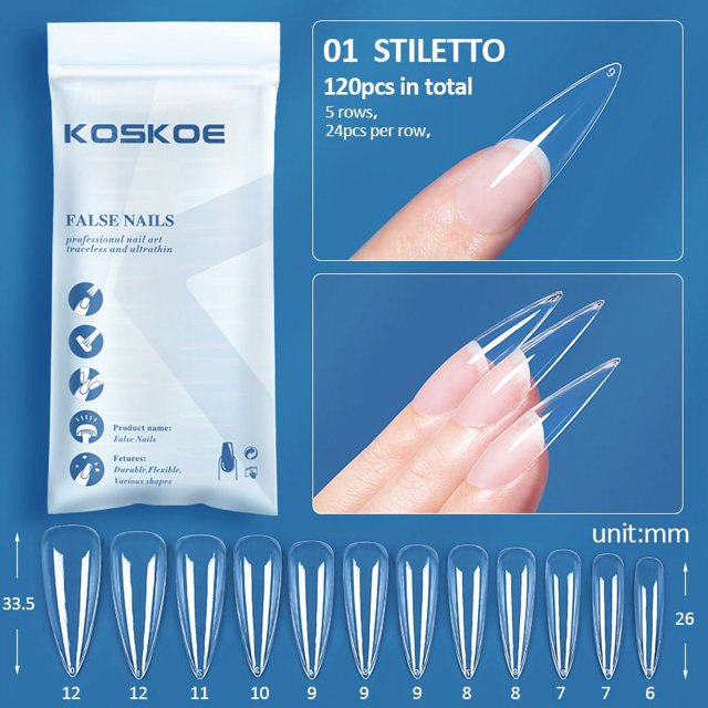 300 Unids/Caja Gel Suave Mate Puntas Cortas Uñas Postizas Cubierta Completa Herramienta De Arte De