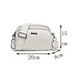 thumbnail image 2 of Bolso De Moda De Piel Blanda Y Correas Belug Blanco, 2 of 5