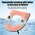 thumbnail image 5 of 2 Pieces Thicker Bathroom Soft Toilet Seat Cover Pad with Handle Toilet Lid Cover Cushion Waterproof Zipper Style Soft Thicker Washable Fits All Oval Toilet Seats(Pink), 5 of 6
