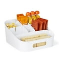thumbnail image 2 of YouCopia Bac à Collations Réglable, Panier de Rangement Divisé Sans BPA pour Organisation de Cuisine, Taille Unique, Blanc Moucheté, 2 of 4