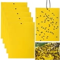 thumbnail image 1 of 50 Uds Trampas Adhesivas Doble Cara 8x6 Pulgadas Trampas para Moscas La Mata Mosquitos Amarillos, 1 of 9