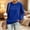 Blue, variant on UDAUDU CrewNeck Sweatshirts Long Sleeve Shirts Tops for Women | 2026 Fall Fashion,Lightweight Comfortable,Loose Fit,Crew Neck,Casual Basic Pullover Pink 3XL