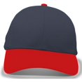thumbnail image 1 of Pacific Headwear 805M.307.OS Coolport Mesh Hook & Loop Adjustable Cap, Navy & Red - One Size, 1 of 1