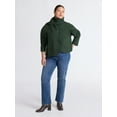 thumbnail image 2 of Free Assembly Women's Faux Wool Jacket with Scarf, Sizes XS-XXL, 2 of 6