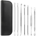 thumbnail image 1 of Cribun Blackhead Remover,7 PCS Pimple Popper Tool with a Metal Storage Box,Stainless Steel Pimple Extractor Blackhead Removal Tool Risk Free Treatment for Blemish,Whitehead Popping,Blemish Acne Zit, 1 of 8